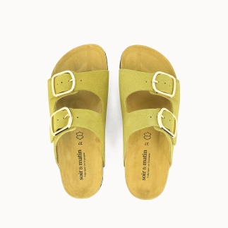 Women’s Double-Strap Mule JELICA – Leather | Soir & Matin