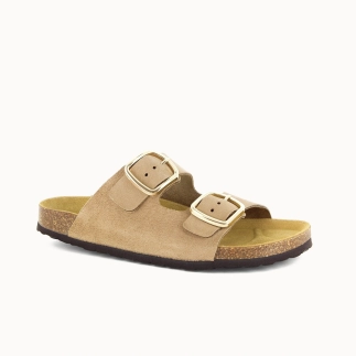 Women’s Double-Strap Mule JELICA – Leather | Soir & Matin
