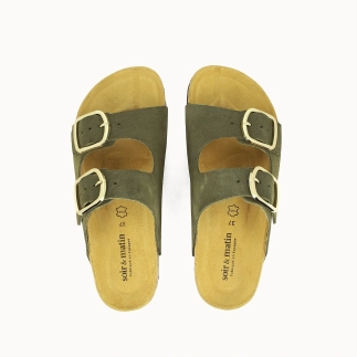 Women’s Double-Strap Mule JELICA – Leather | Soir & Matin