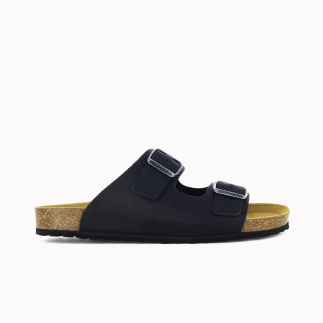 Mule Double Bride Homme RIVALDO – Cuir | Soir & Matin