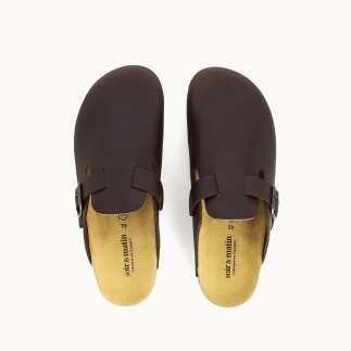 Men’s Clog Isaac – Leather | Soir & Matin