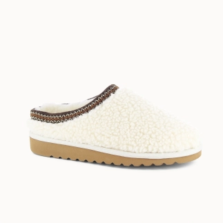 Chinelo Mulher BABEL  –  Lã Forrada de Lã| Soir & Matin