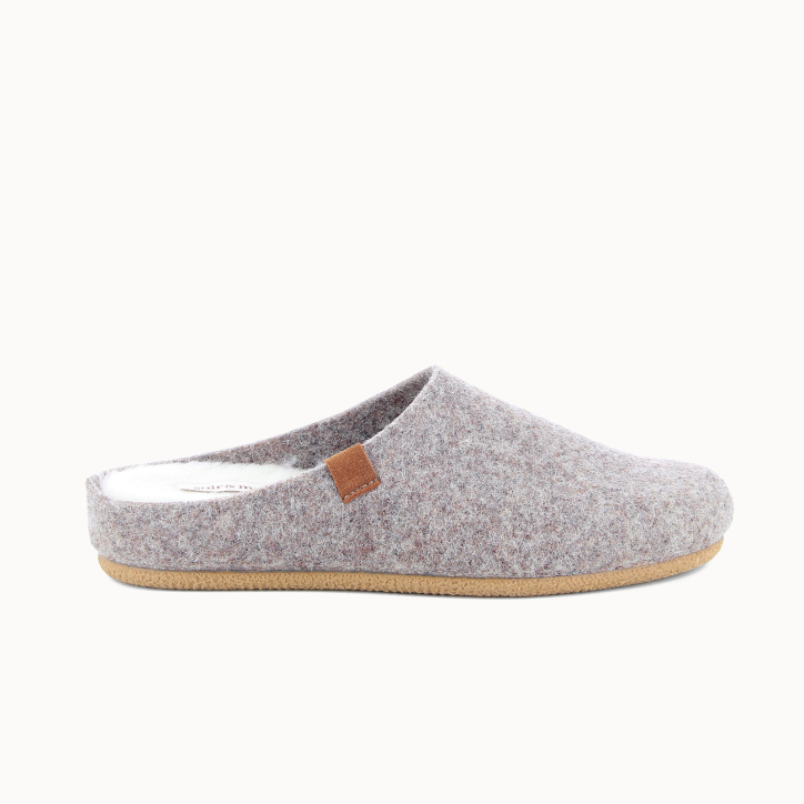 Zapatilla Mujer OKO  –  Mule en Fieltro de Lana | Soir & Matin