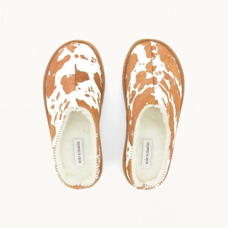 Zapatilla Mujer JAMBA – Cuero Efecto Pelo | Soir & Matin