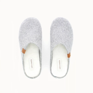Women’s OKO Slipper – Wool Felt Mule | Soir & Matin