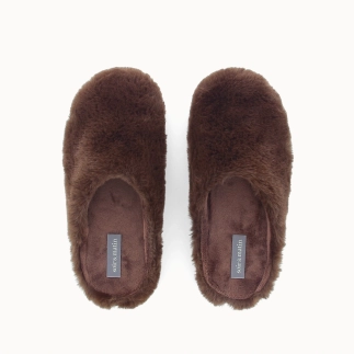 Chinelo Mulher NEHA – Mule em Pelo Sintético | Soir & Matin