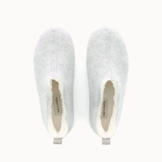 Damen-Hausschuh IZUMI – Beiger Filz | Soir & Matin