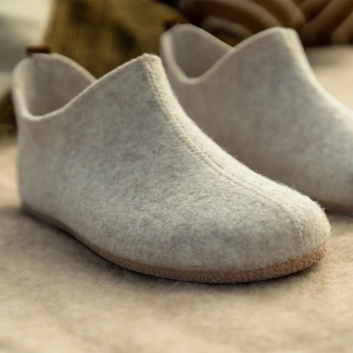 Chinelo Mulher Nala – Feltro de Lã | Soir & Matin