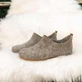Zapatilla Mujer Nala – Fieltro de Lana | Soir & Matin